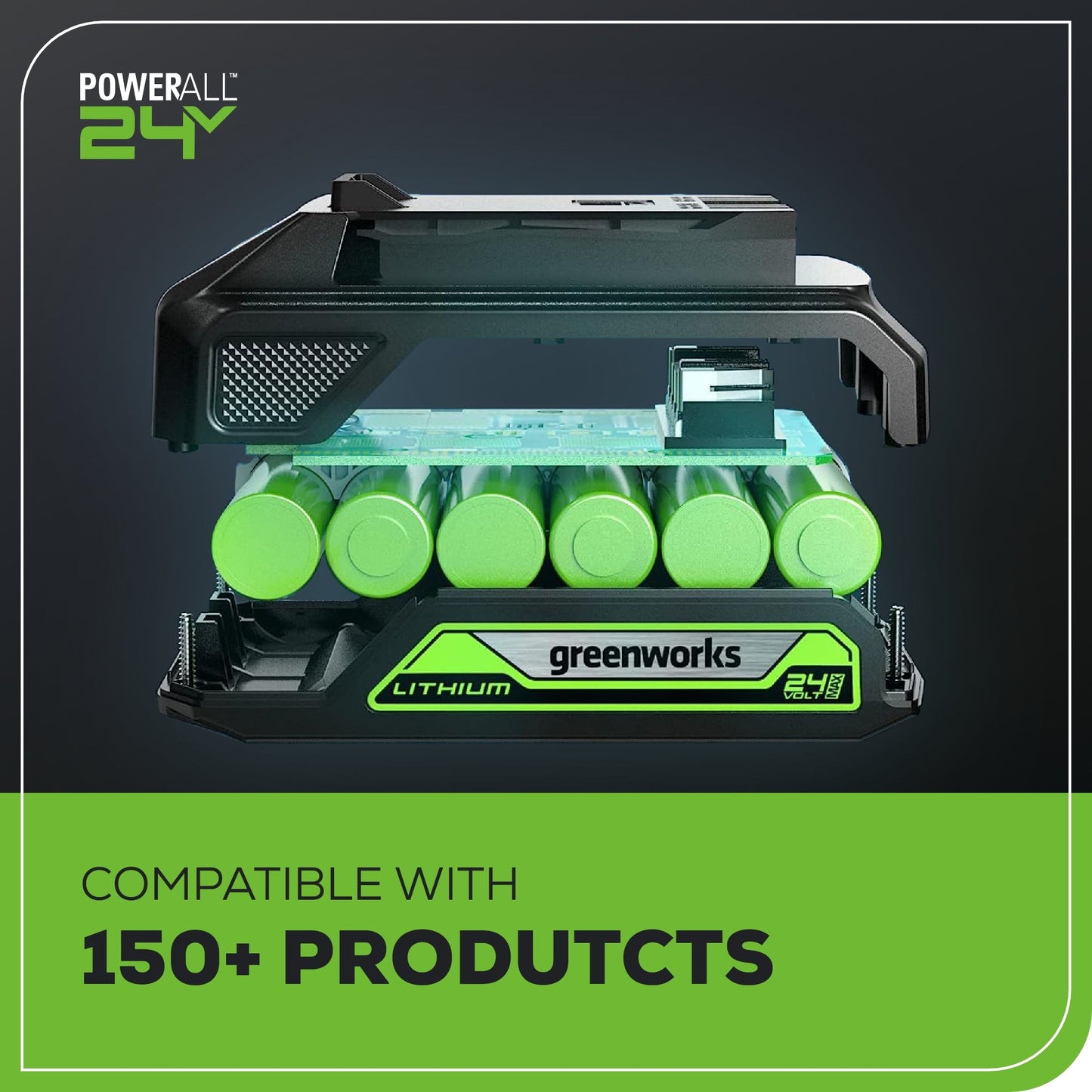 24V Cordless Battery Multi-Tool w/ 2.0Ah Battery & Charger