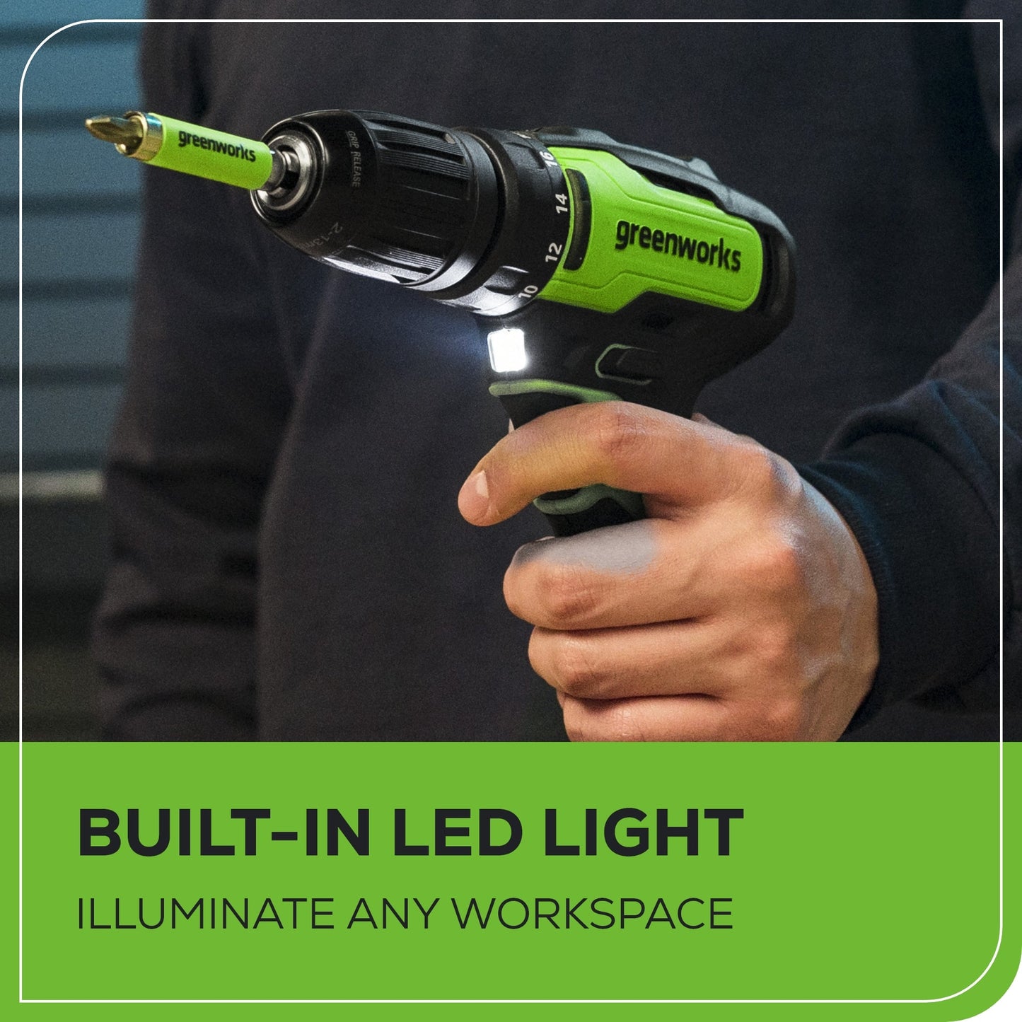 24V Cordless Battery Brushless 1/2" 310 in/lbs Drill / Driver w/ (1) 2.0Ah Battery & Charger
