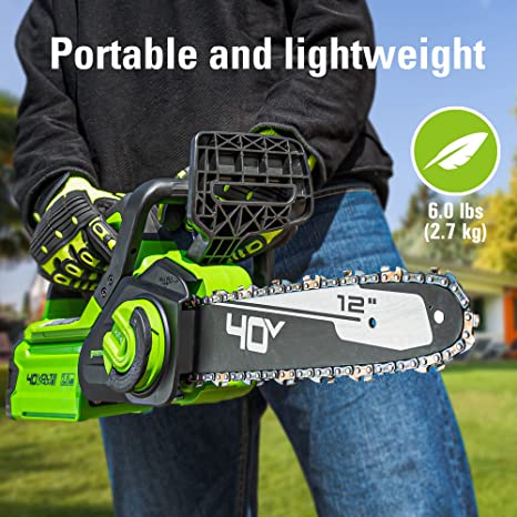 40V 12" Gen2 Cordless Battery Chainsaw w/ 2.0 Ah Battery & Charger