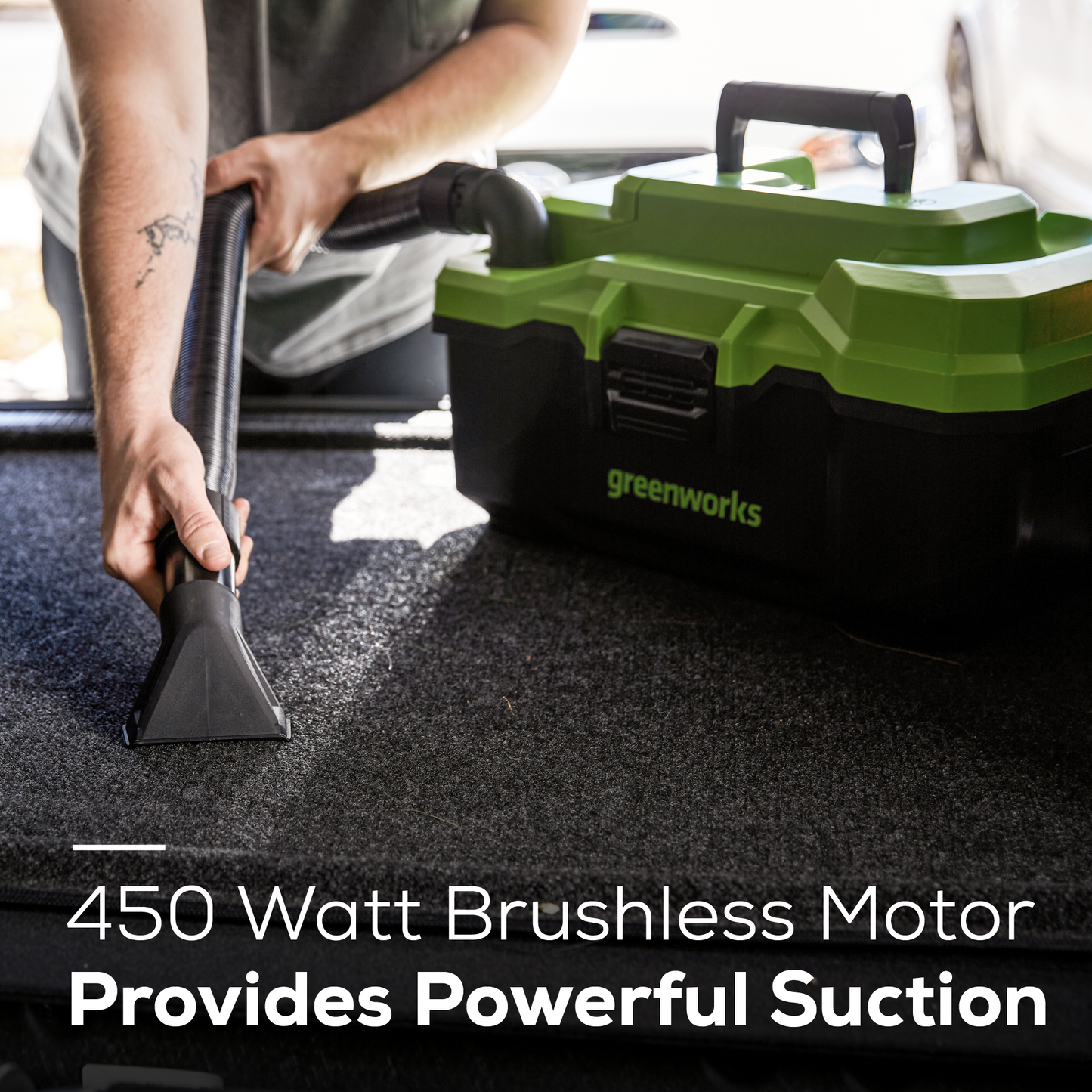 24V Brushless 3-Gal Cordless Battery Wet/Dry Vacuum w/ 4.0Ah USB Battery & Charger