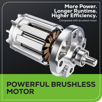 80V Pro 10" Cordless Battery Pole Saw w/ 2.0Ah Battery & Charger