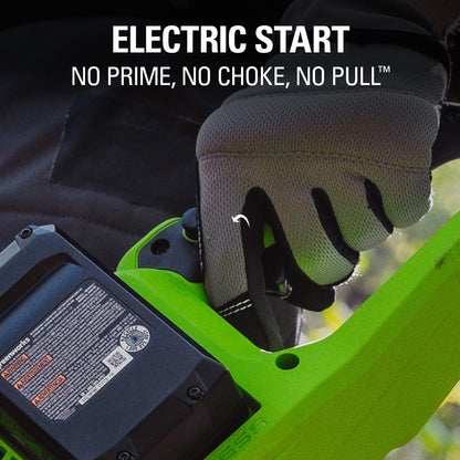 48V (2x24V) 16" Cordless Battery Chainsaw w/ Two (2) 4.0Ah USB Batteries & Dual Port Charger